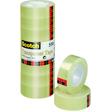 Klebeband Scotch 550 33mx19mm klar Und Transparent
