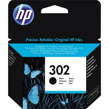 Tintenpa. HP 302 F6U66AE black 