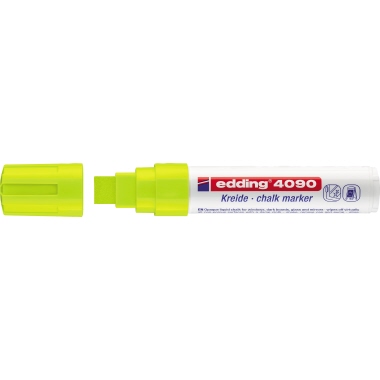 Kreidemarker Edding 4090 gelb b 4-15mm, Keilspitze
