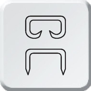 Heftgerät Novus E15 rot inkl. 200 Klammern no. 10