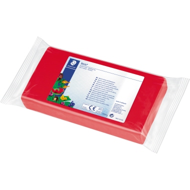 Knet Staedtler 8421 Plastil rot 1000g Geeignet Für Kinder Ab Drei Jahren