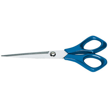 Schere Alco 1406 16cm blau Edelstahl, Rostfrei, Ergonomisch, Abs-ku