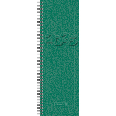 Vormerkbuch 78201 1S/1W 10x29,7cm grün 64 Seiten, Jahresübersicht Aktuelles J