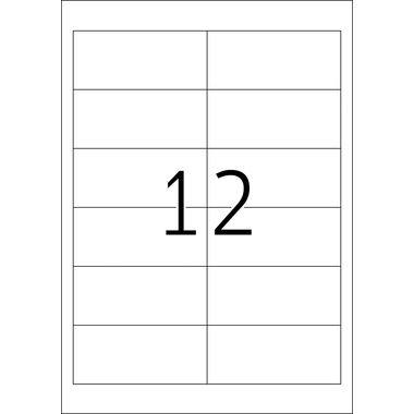 Etikett Herma 4228 97x42,3mm weiß 