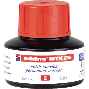 Nachfülltusche Edding MTK25 25ml rot 