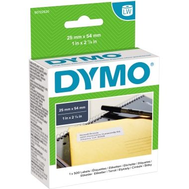 Etikett Dymo 11352 25x54mm weiß Absenderadresse-