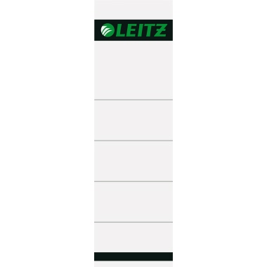 Rückenschild Leitz 1607 grau Kurz/breit, Einsteck