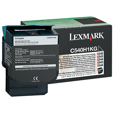 Toner LEXMARK C540H1 black 