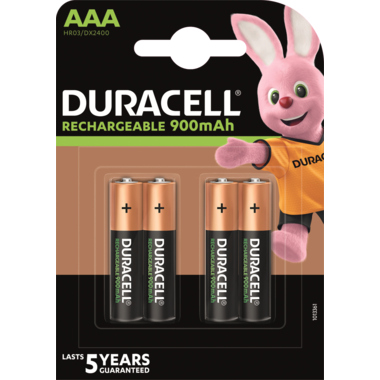 Akku Duracell NiMH Micro AAA HR03 1,2V Recharge Ultra 4 St.