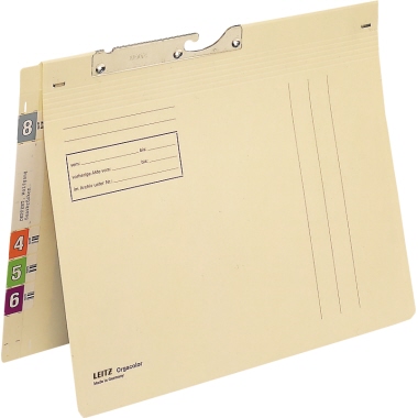 Pendelhefter Leitz 2139 chamois A4 Karton 260G Rc Amtsheftung
