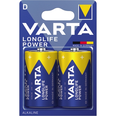 Batterie Varta Alkaline Mono D LR20 1.5V Longlife Power Retail Blister 2-Pack