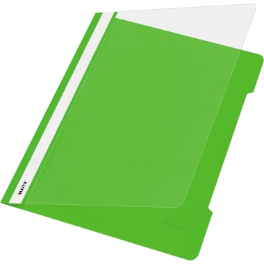 Schnellhefter Leitz 4191 PVC A4 hellgrün 