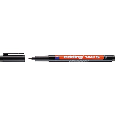 OHP-Marker Edding 140 S schwarz Chwarz Permanent, 0,3mm