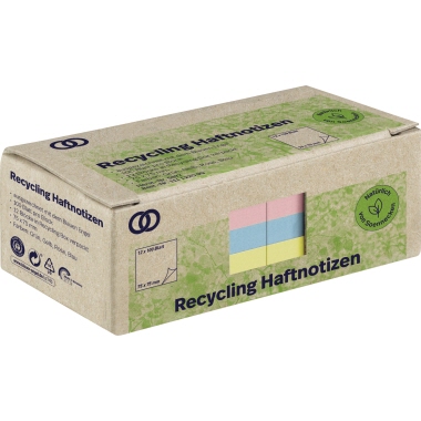 Haftnotiz Soe 5877 75x75mm 100Bl. sort. 