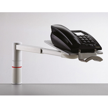 Telefonschwenker Novus 7140 lichtgrau Scopemaster Mit Teleskoparm, Unizwinge 1