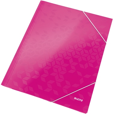 Eckspanner Leitz WOW 3982 A4 pink Karton