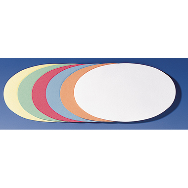 Moderationsk. Franken UMZS111999 sort Iert, Oval 11x19cm, Selbstklebend, Grün,
