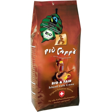 Kaffee Schümli Bio&Fair 750g ganze Bohnen