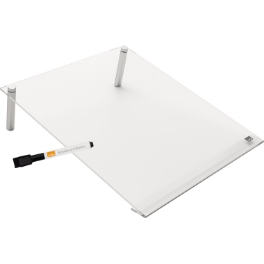 Notiztafel Nobo 1915612 A4 Acryl mit Metallstützen