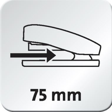 Blockhefter Novus B50 bis 140 Blatt grau Abs für störungsfreies Heften