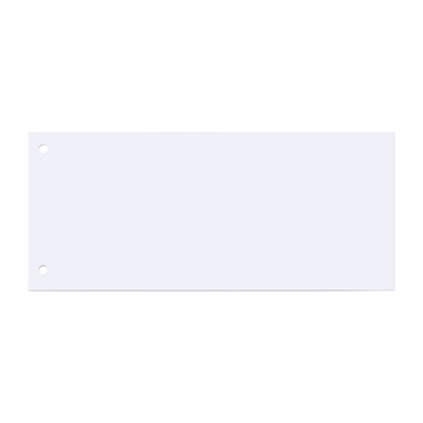 Trennstreifen RC 10,5x24cm weiß Rc 190G Gelocht