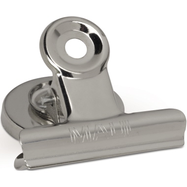 Briefklemmer Maul 2183096 nickel 30mm mit Magnet