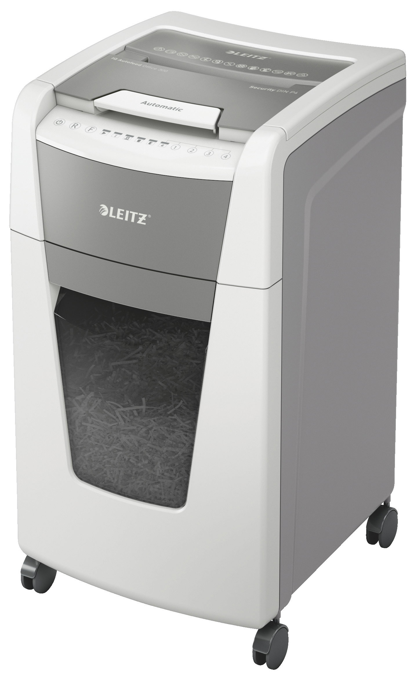 Aktenver. LEITZ 80150000 P4 4x26mm 60L Iq Auto Office 300 weiss/grau