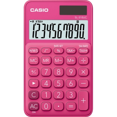 Taschenrechner Casio SL310UCRD rot 