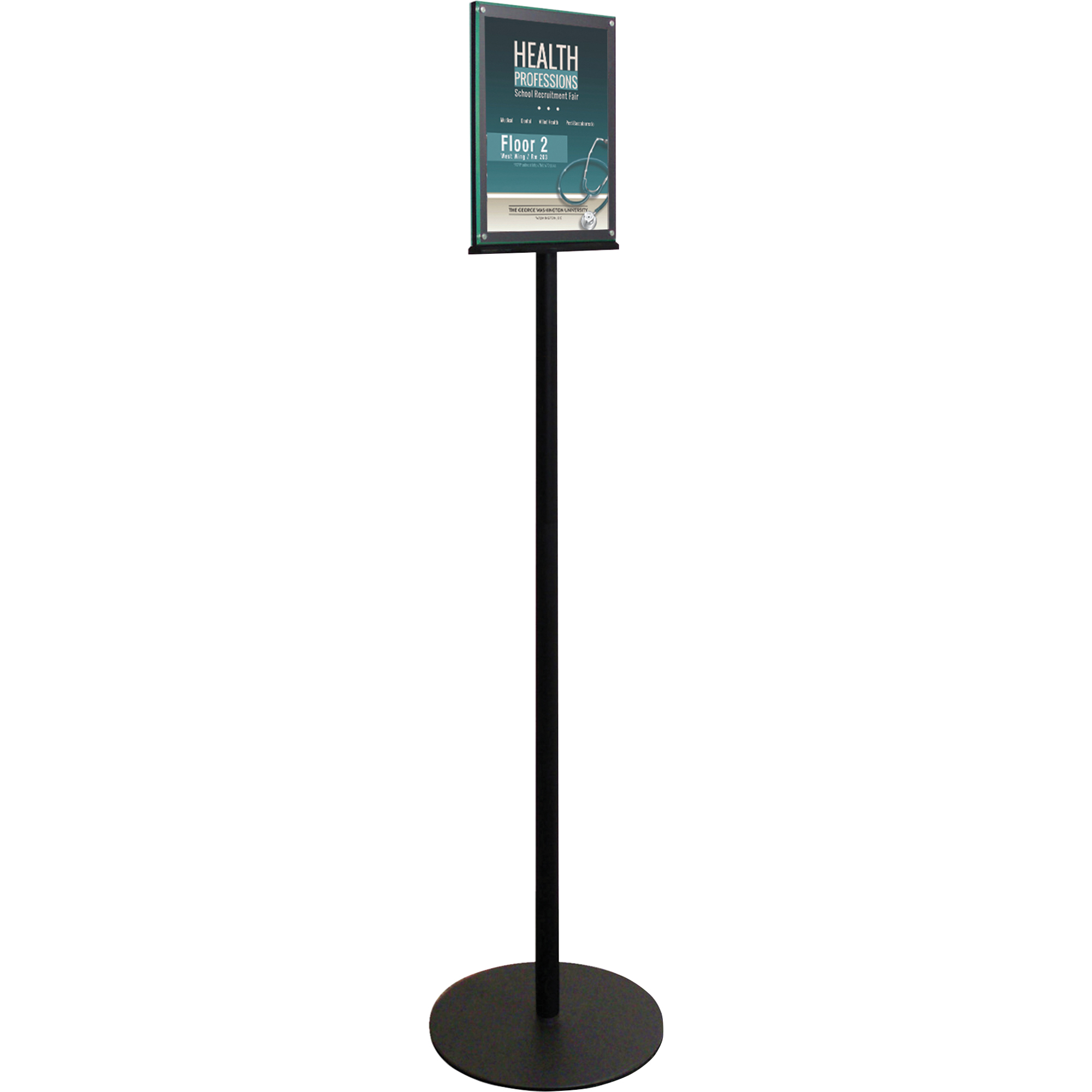 Infodisplay Deflecto 692056 A4 Acryl transparent/schwarz