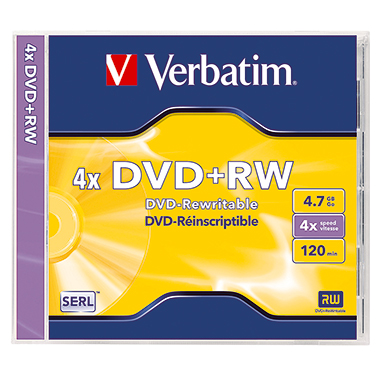 DVD+RW Verbatim 4,7GB 4x JewelCase 