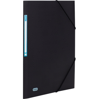 Eckspanner Elba 400104347 A4+ PP schwarz Urban, Blickdicht,