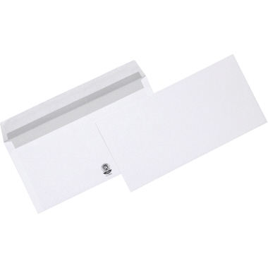 Briefumschlag DL oF 80g hk weiß recycling plus 1.000 St. Blauer Engel