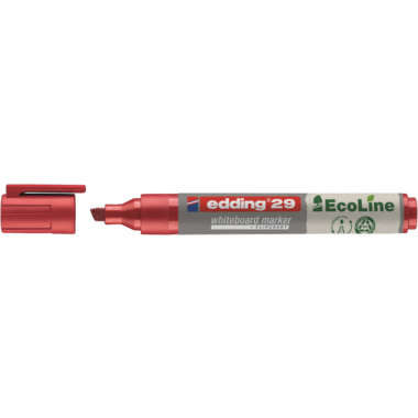 Boardmarker Edding 29 EcoLine rot 1-5mm, Keilspitze