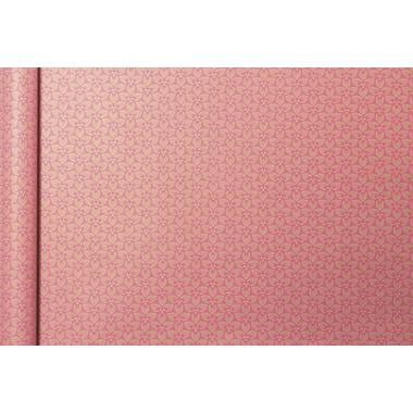 Geschenkpapier 5x0,35m rosa Blumen Tiny Rolls Kraft