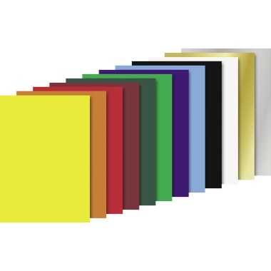 Glanzpapier Bastelmappe A4 80g sortiert 