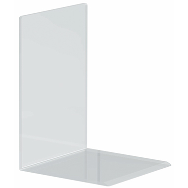 Buchstütze MAUL Acryl 3513705 12x12x17cm glasklar, 2St.Pak
