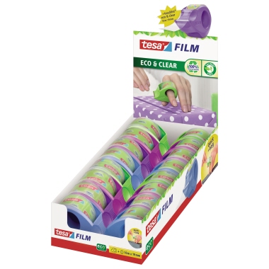 Klebefilmabroller Tesa 58248 Mini ecoLogo, incl. 1 Rolle 10mx19mm