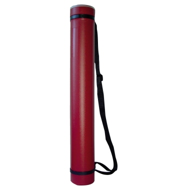 Zeichenrollenköcher Rumold ZR6612 weinro T, Ø8cm, 60-100cm Länge