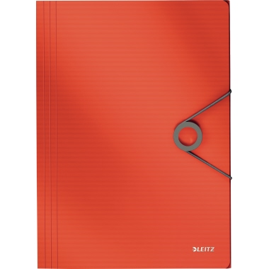 Eckspanner Leitz Solid 4563 A4 PP rot 