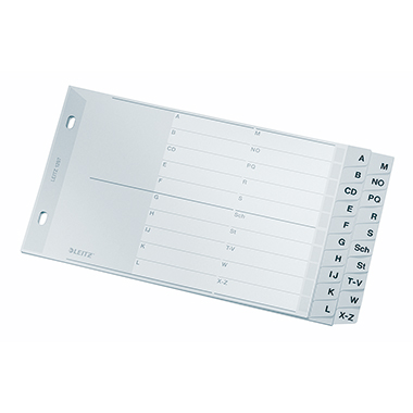 Register Leitz 1267 A5 quer A-Z 20tlg. Kunststoff
