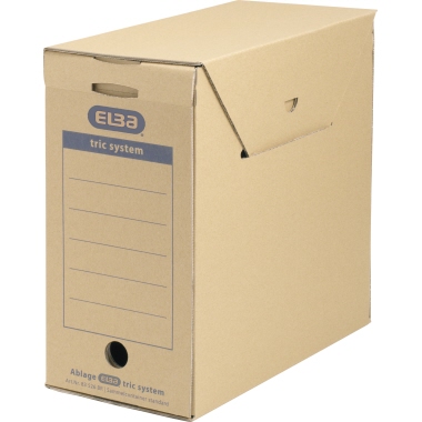 Archivbox Elba 100421091 A4 braun 5,8x30,8x33,3cm