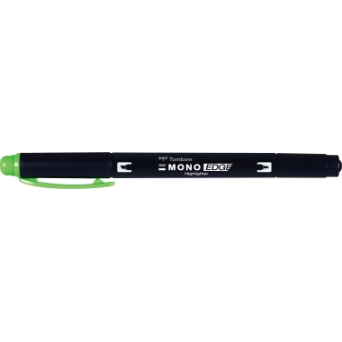 Textmarker Tombow MONO edge green WA-TC , Duo, Keilspitze 3,8mm, Rundsp.