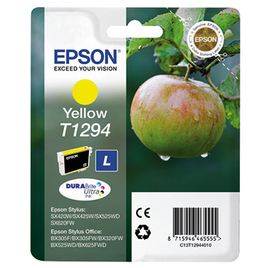 Tintenpa. EPSON T1294 yellow C13t12944011