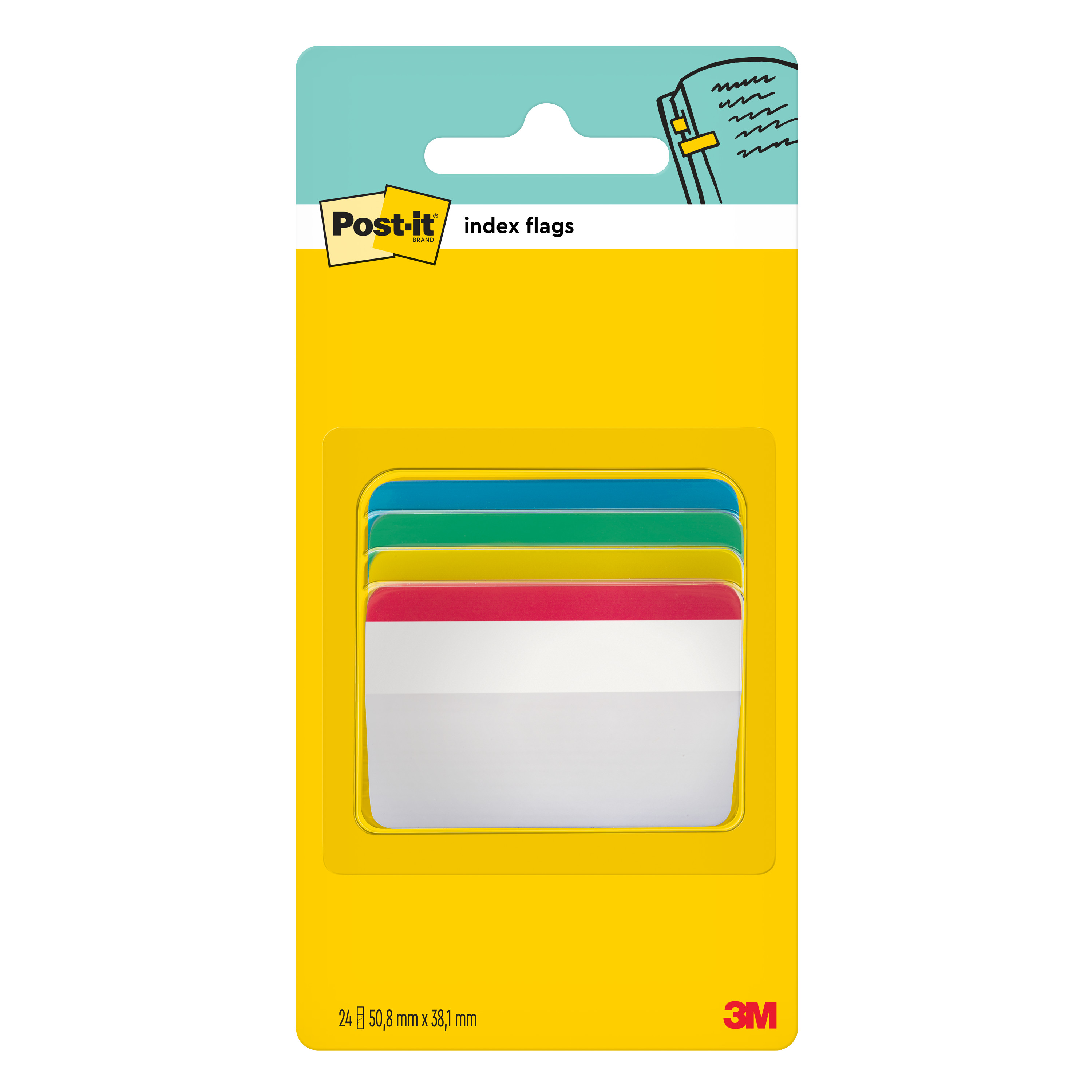 Haftstreifen Post-It Index I686-A1 strong