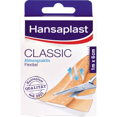 Pflaster Hansaplast classic 1mx6cm 