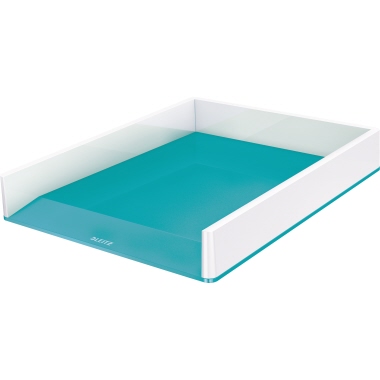 Briefkorb Leitz 5361 A4 weiß/eisblau 