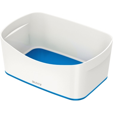 Aufbewahrungsschale Leitz 5257 ws/bl MyBox, weiß/ blau, 246x98x160mm