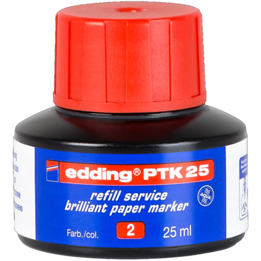 Nachfülltusche Edding PTK25 25ml rot 