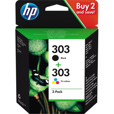 Tintenpa. Multi HP 303 black/color 3ym92ae