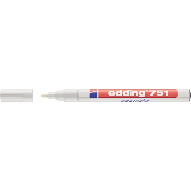 Lackmarker Edding 751 1-2mm weiß 